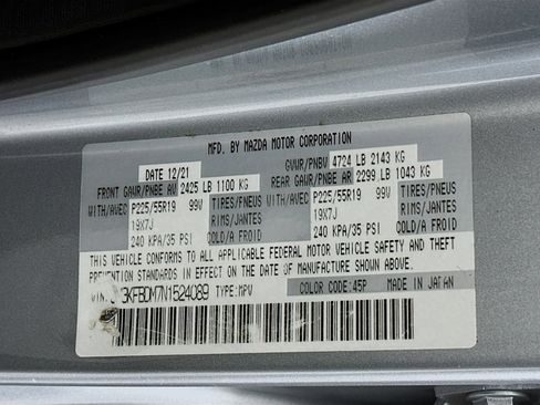 Used 2022 MAZDA CX-5 AWD 2.5 S w/ Premium Package image 12