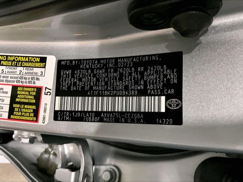 Used 2023 Toyota Camry XLE w/ Navigation Package AWD/4WD image 37