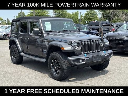Used 2022 Jeep Wrangler Unlimited Rubicon 4xe w/ Cold Weather Group AWD/4WD image 1