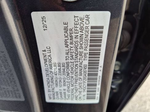 Used 2025 Honda Accord LX image 34