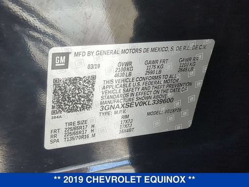 Used 2019 Chevrolet Equinox LS AWD/4WD image 25
