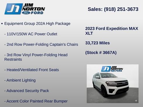 Used 2023 Ford Expedition Max XLT AWD/4WD image 8