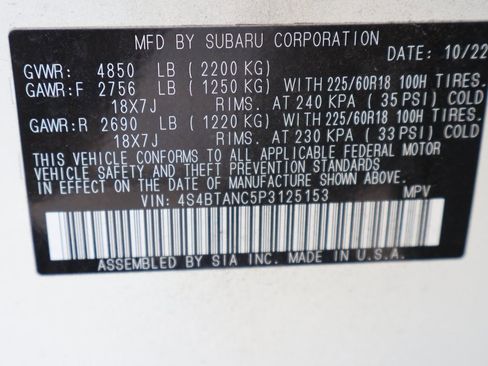 Used 2023 Subaru Outback Limited image 25