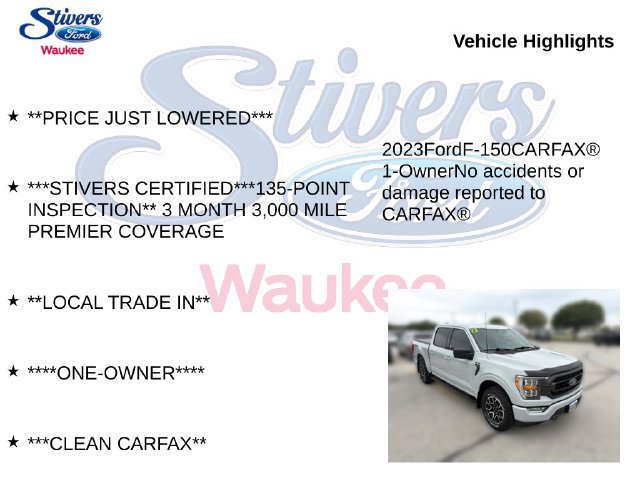Used 2023 Ford F150 XLT w/ Equipment Group 302A High AWD/4WD image 9