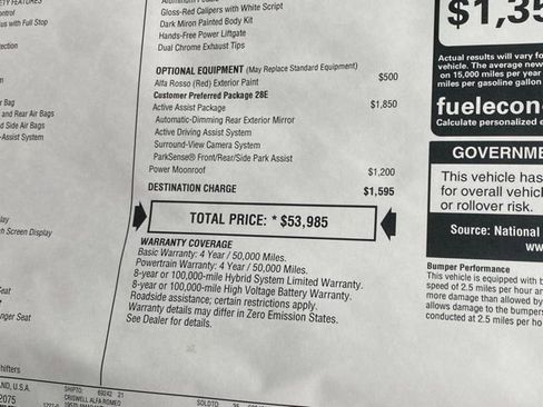 New 2024 Alfa Romeo Tonale Veloce w/ Active Assist Package image 49