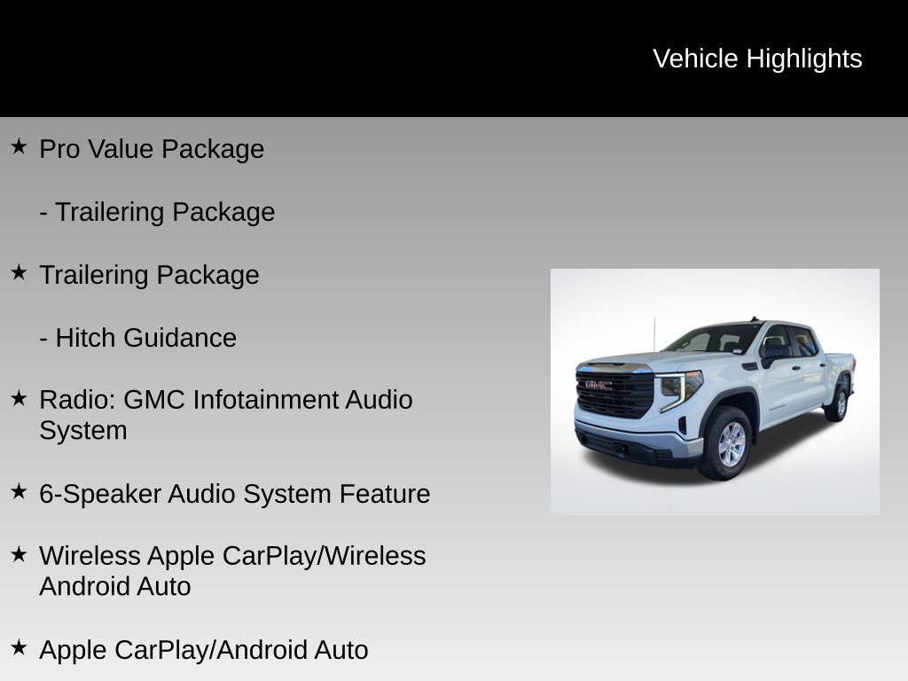 Used 2026 GMC Sierra 1500 Pro w/ Pro Value Package AWD/4WD image 12