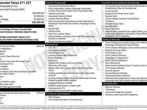 Used 2021 Chevrolet Tahoe Z71 AWD/4WD image 13