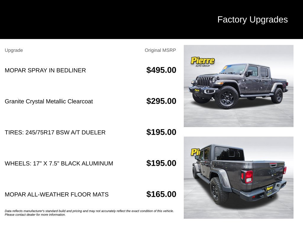 Used 2021 Jeep Gladiator Sport AWD/4WD image 14