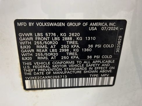 Used 2024 Volkswagen Atlas Cross Sport SE w/ Panoramic Sunroof Package AWD/4WD image 29