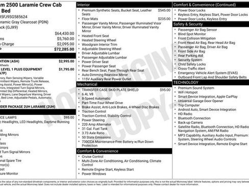 Used 2025 RAM 2500 Laramie w/ Night Edition AWD/4WD image 5