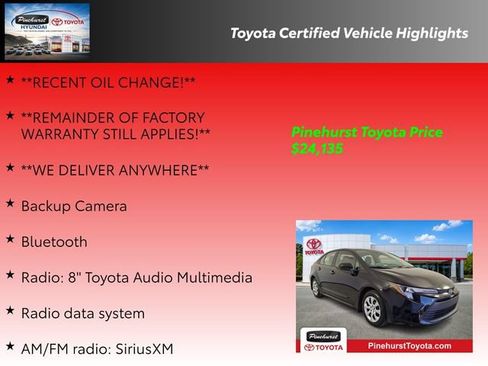 Certified 2026 Toyota Corolla LE FWD image 36