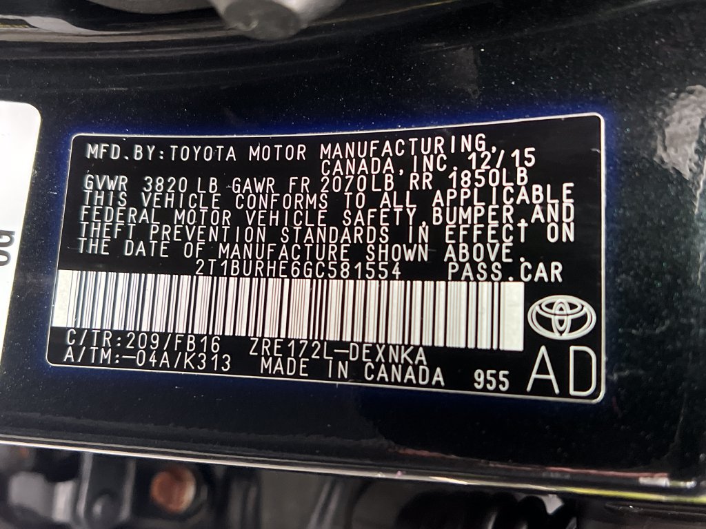 Used 2016 Toyota Corolla LE FWD image 25