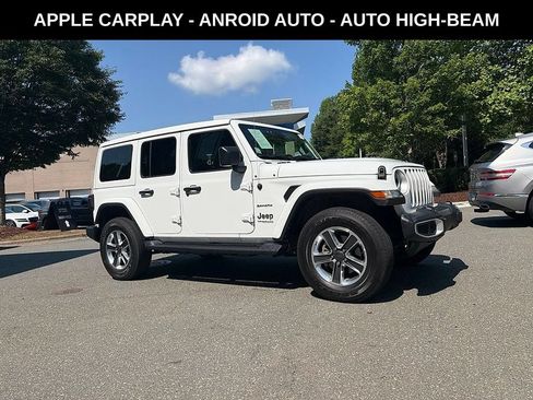 Used 2021 Jeep Wrangler Unlimited Sahara w/ Safety Group AWD/4WD image 2