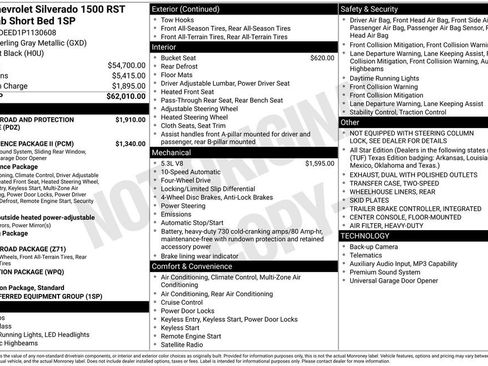 Certified 2023 Chevrolet Silverado 1500 RST AWD/4WD image 5