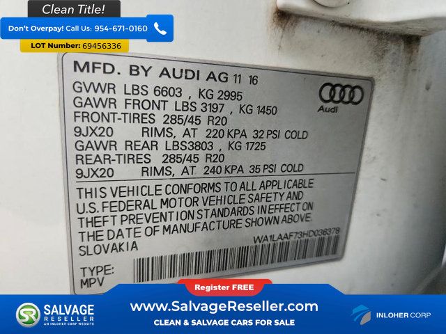 Used 2017 Audi Q7 3.0T Premium Plus AWD/4WD image 17