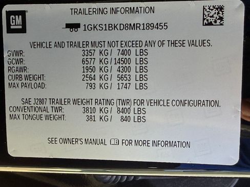 Used 2021 GMC Yukon SLT w/ SLT Luxury Plus Package RWD image 19