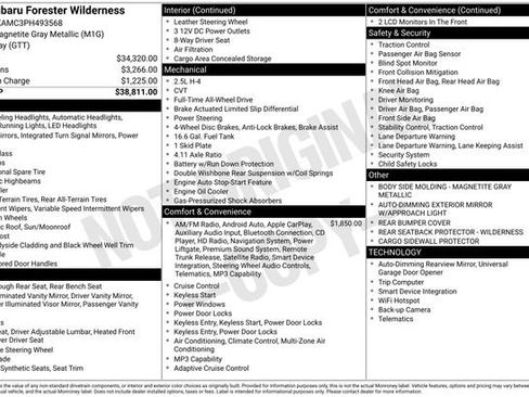 Used 2023 Subaru Forester Wilderness AWD/4WD image 10