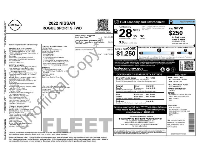 Used 2022 Nissan Rogue Sport S FWD image 26