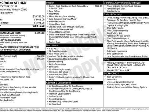 Certified 2023 GMC Yukon AT4 w/ AT4 Premium Package AWD/4WD image 48