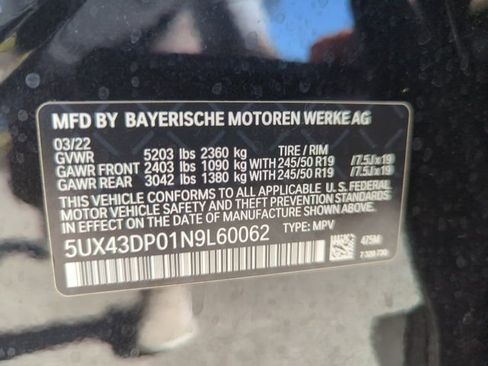 Certified 2022 BMW X3 sDrive30i image 36