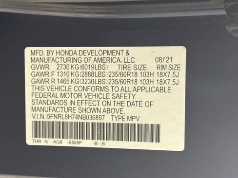 Used 2022 Honda Odyssey EX-L image 40