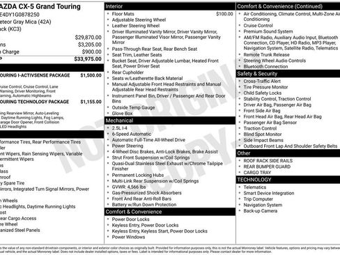 Used 2016 MAZDA CX-5 Grand Touring image 20