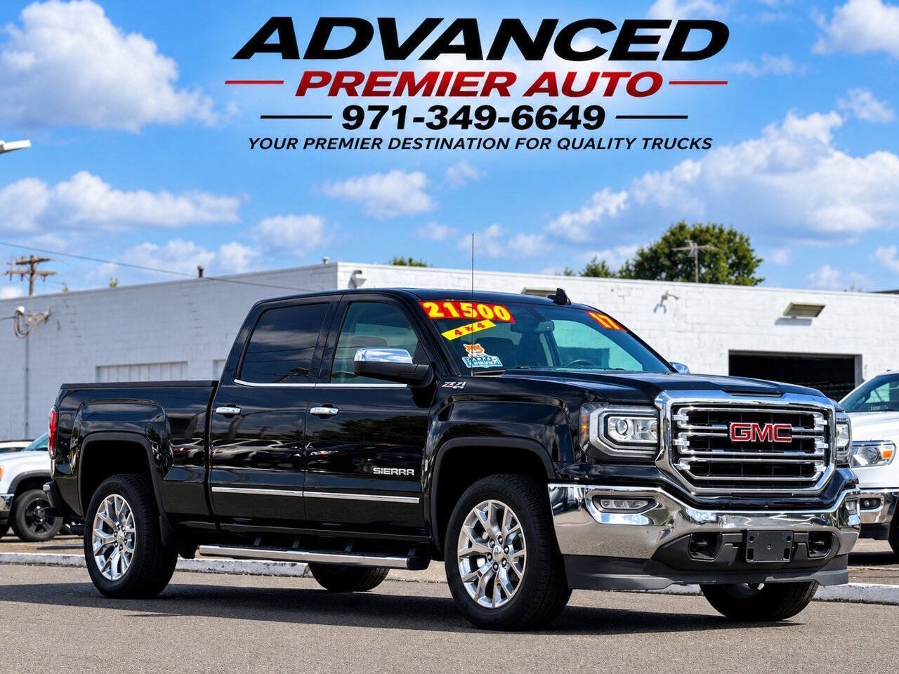 Used 2017 GMC Sierra 1500 SLT w/ SLT Premium Package AWD/4WD image 1
