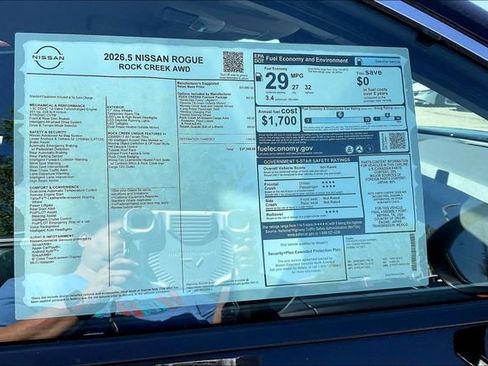 New 2026 Nissan Rogue SV w/ Rock Creek Premium Package image 12