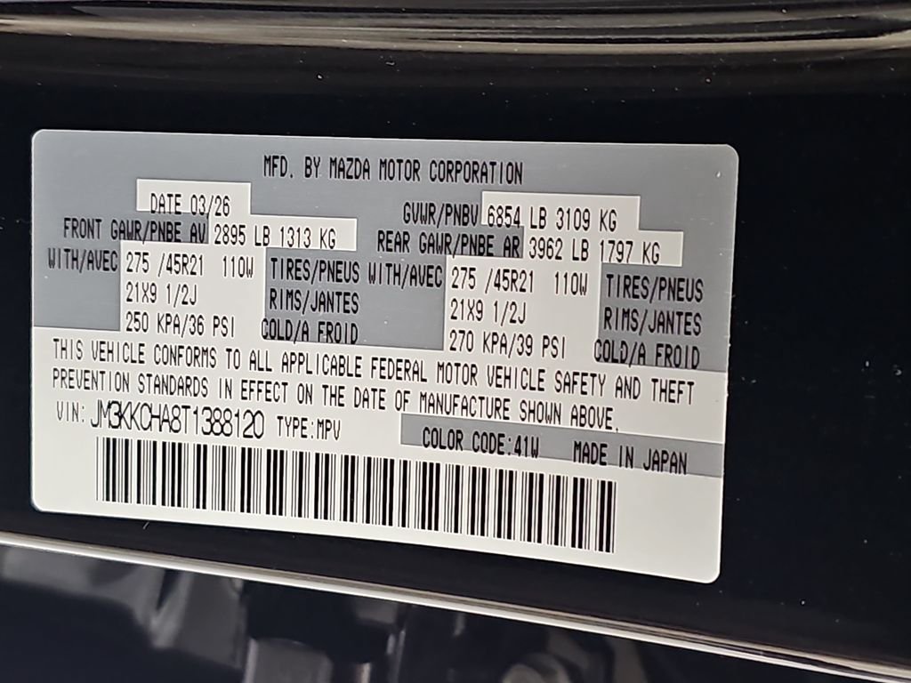 Used 2026 MAZDA CX-90 Plug-In Hybrid w/Premium Sport AWD/4WD image 37
