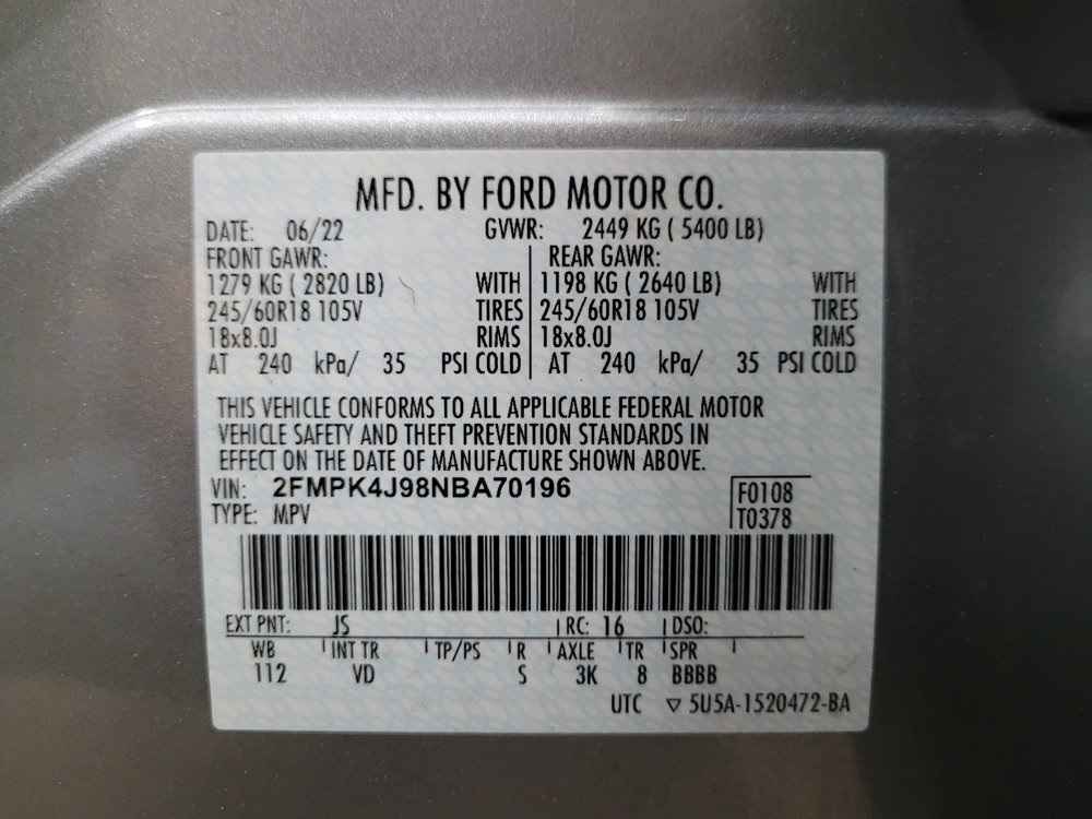 Used 2022 Ford Edge SEL w/ Convenience Package AWD/4WD image 33