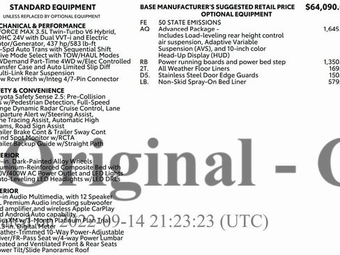 Used 2022 Toyota Tundra Platinum image 2