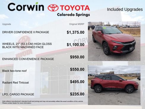 Used 2023 Chevrolet Blazer RS w/ Driver Confidence II Package AWD/4WD image 4