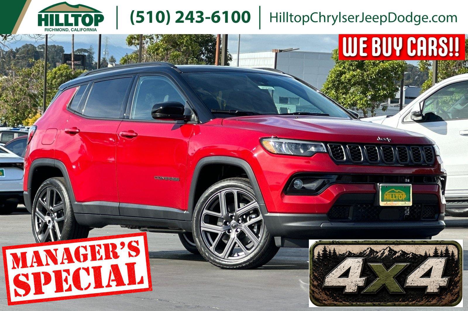New 2026 Jeep Compass Limited w/ Sun, Sound & Navigation Group AWD/4WD image 1
