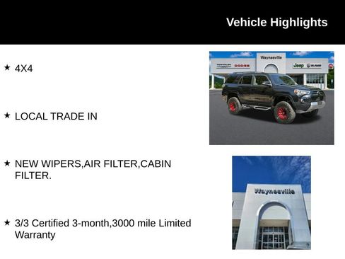 Used 2024 Toyota 4Runner TRD Off-Road Premium w/ 4Runner Black Package (TMS) AWD/4WD image 2