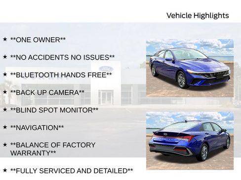 Used 2024 Hyundai Elantra Blue FWD image 6