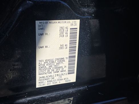 Used 2020 Nissan Altima 2.5 SR FWD image 14