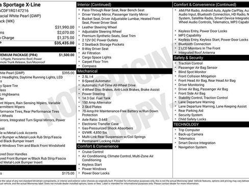 Used 2024 Kia Sportage X-Line w/ X-Line Premium Package image 6