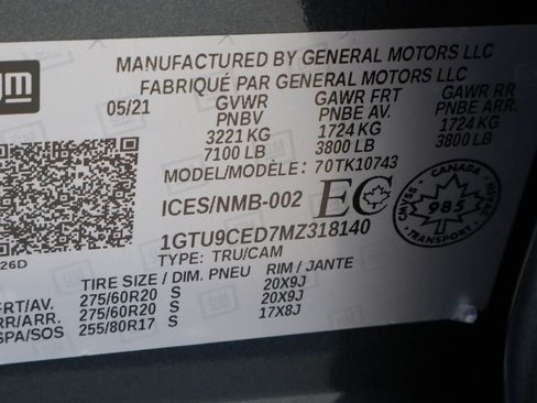 Used 2021 GMC Sierra 1500 Elevation image 32