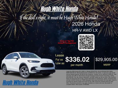 New 2026 Honda HR-V LX