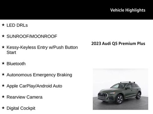Used 2023 Audi Q5 2.0T Premium Plus w/ Premium Plus Package AWD/4WD image 31