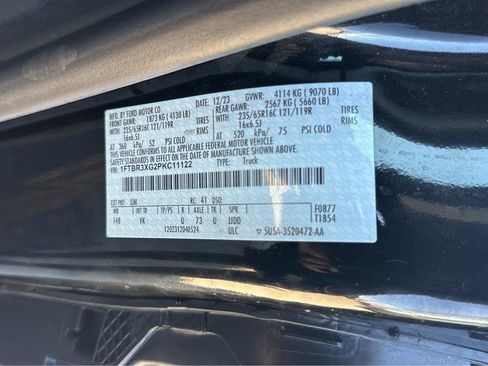 Used 2023 Ford Transit 250 148 High Roof Extended w/ Load Area Protection Package RWD image 45