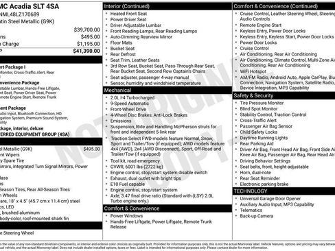 Used 2020 GMC Acadia SLT image 8