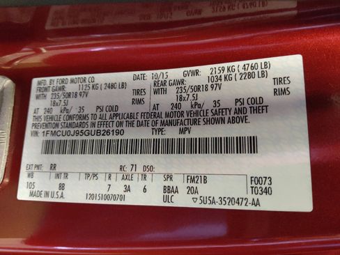 Used 2016 Ford Escape Titanium FWD image 33