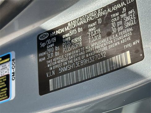 Used 2009 Hyundai Santa Fe Limited w/ Navigation Pkg 5 image 24