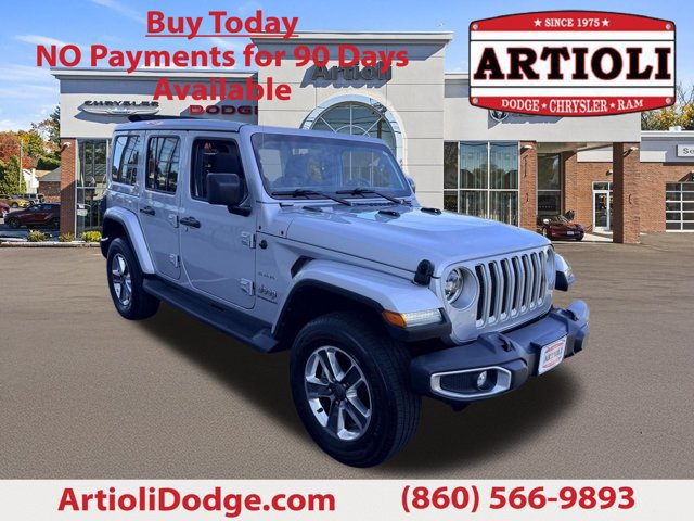 Certified 2023 Jeep Wrangler Unlimited Sahara w/ LED Lighting Group AWD/4WD image 1
