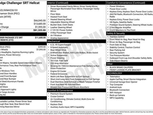 Used 2022 Dodge Challenger SRT Hellcat Redeye image 6