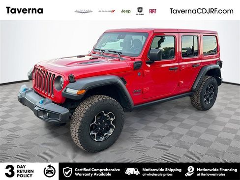 Used 2022 Jeep Wrangler Unlimited Rubicon 4xe w/ Safety Group image 1