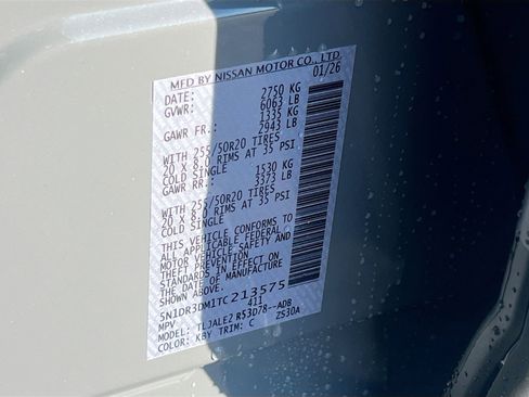 New 2026 Nissan Pathfinder Platinum image 35