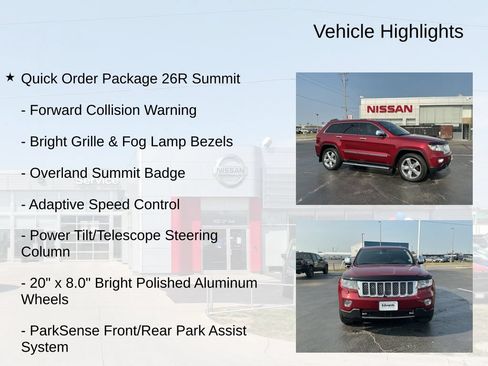 Used 2013 Jeep Grand Cherokee Overland Summit AWD/4WD image 8