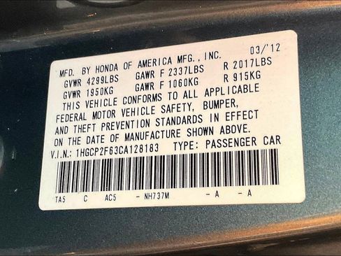 Used 2012 Honda Accord SE image 29